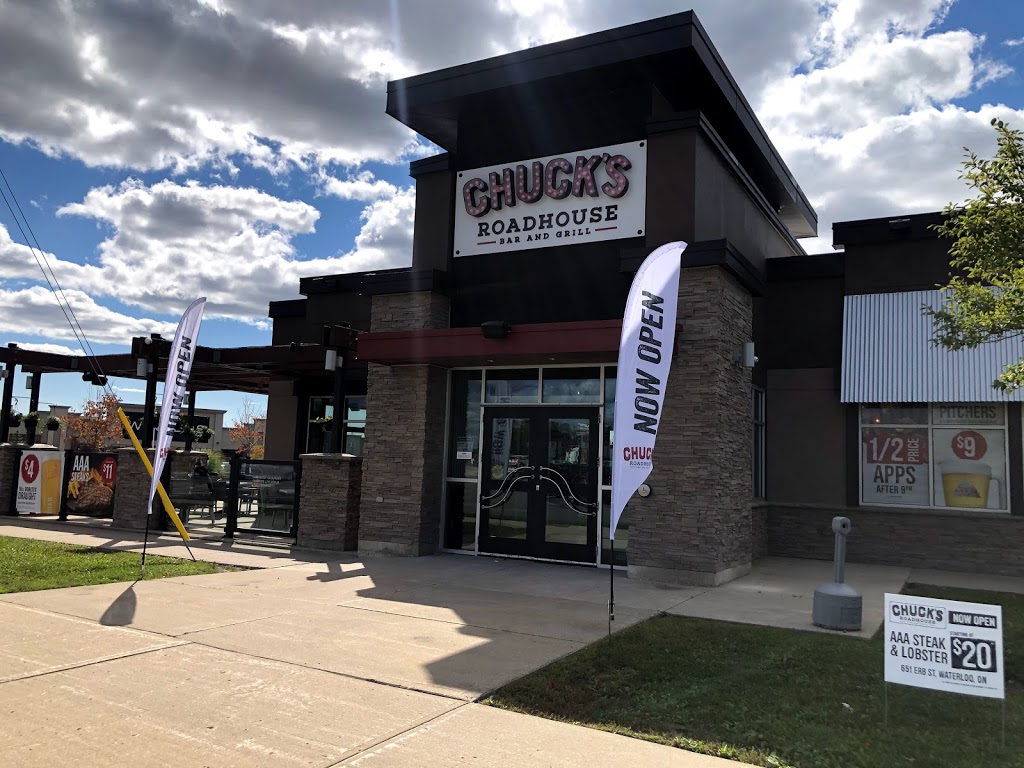 Chucks Roadhouse Bar & Grill | 651 Erb St W, Waterloo, ON N2J 3Z4, Canada | Phone: (519) 746-3505