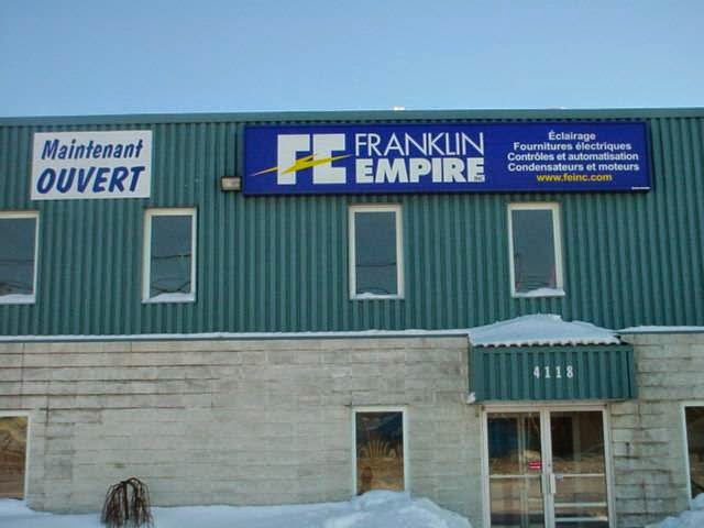 Franklin Empire | 4066, 101 Rue Lesage #101, Sherbrooke, QC J1L 2S6, Canada | Phone: (819) 780-1541
