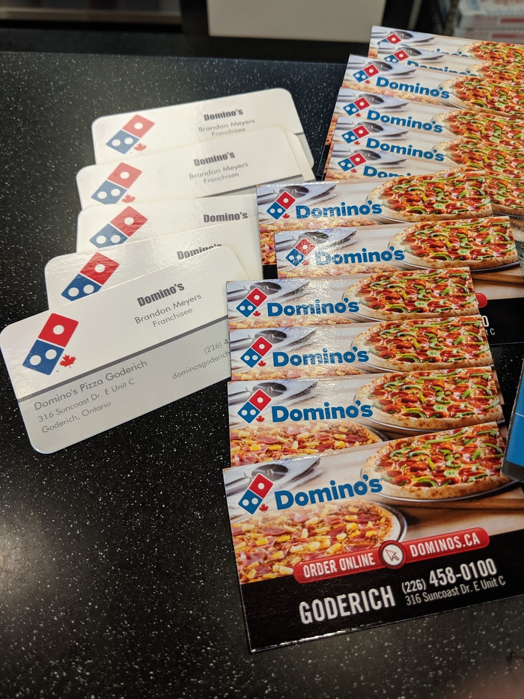 Dominos Pizza | 316 Suncoast Dr E, Goderich, ON N7A 4N7, Canada | Phone: (226) 458-0100