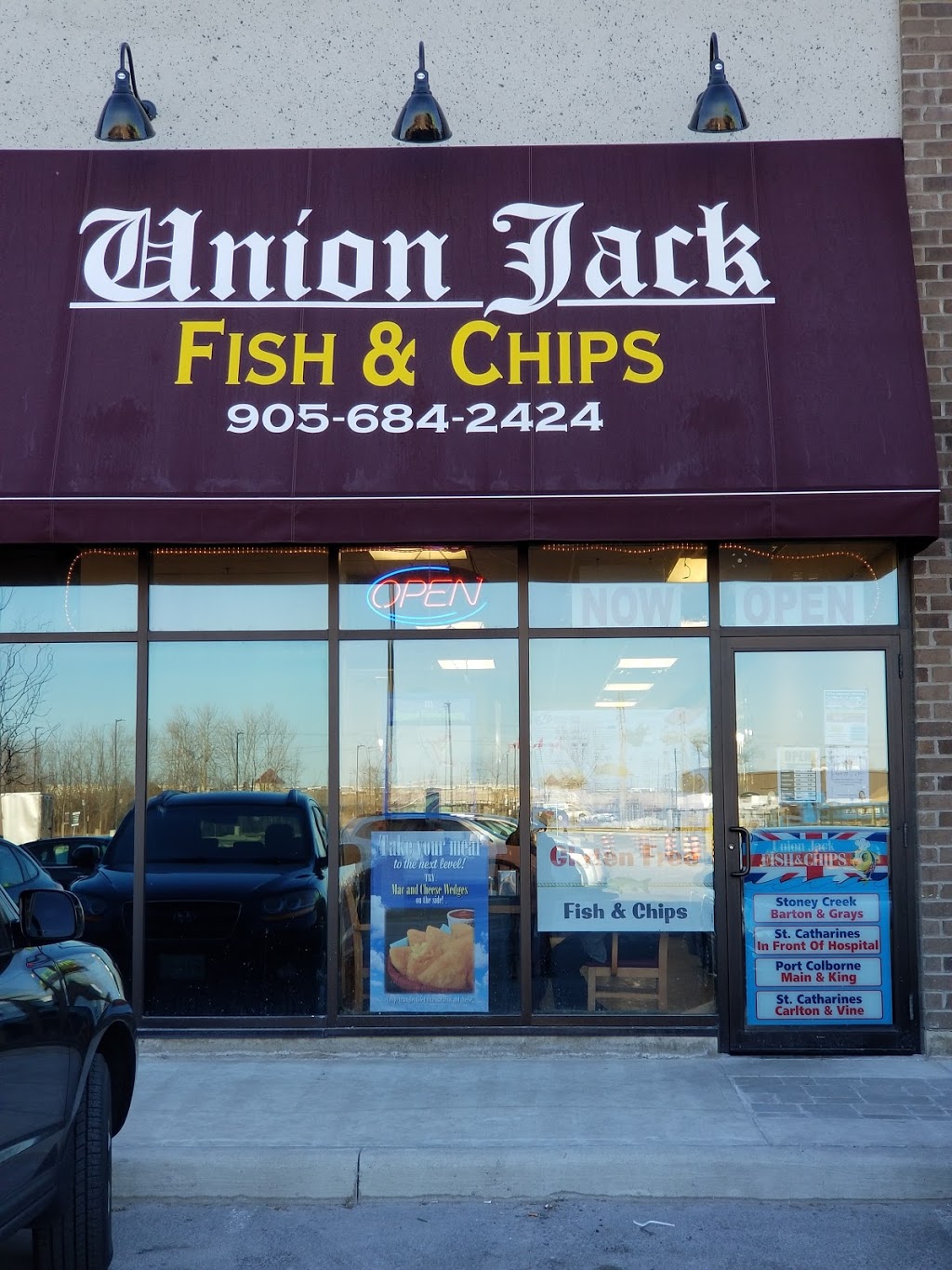 Union Jack Fish & Chips LTD 4th Avenue | 300 Fourth Ave #5, St. Catharines, ON L2S 0E6, Canada | Phone: (905) 684-2424