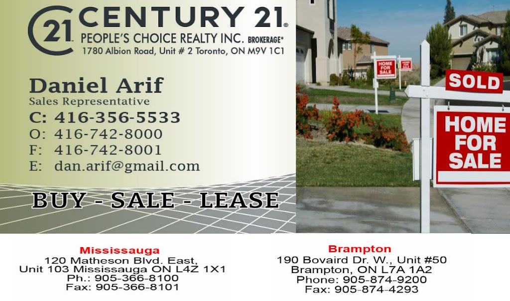 Daniel Realty Inc. | 3955 Erin Centre Blvd, Mississauga, ON L5M 0H1, Canada | Phone: (647) 872-4284