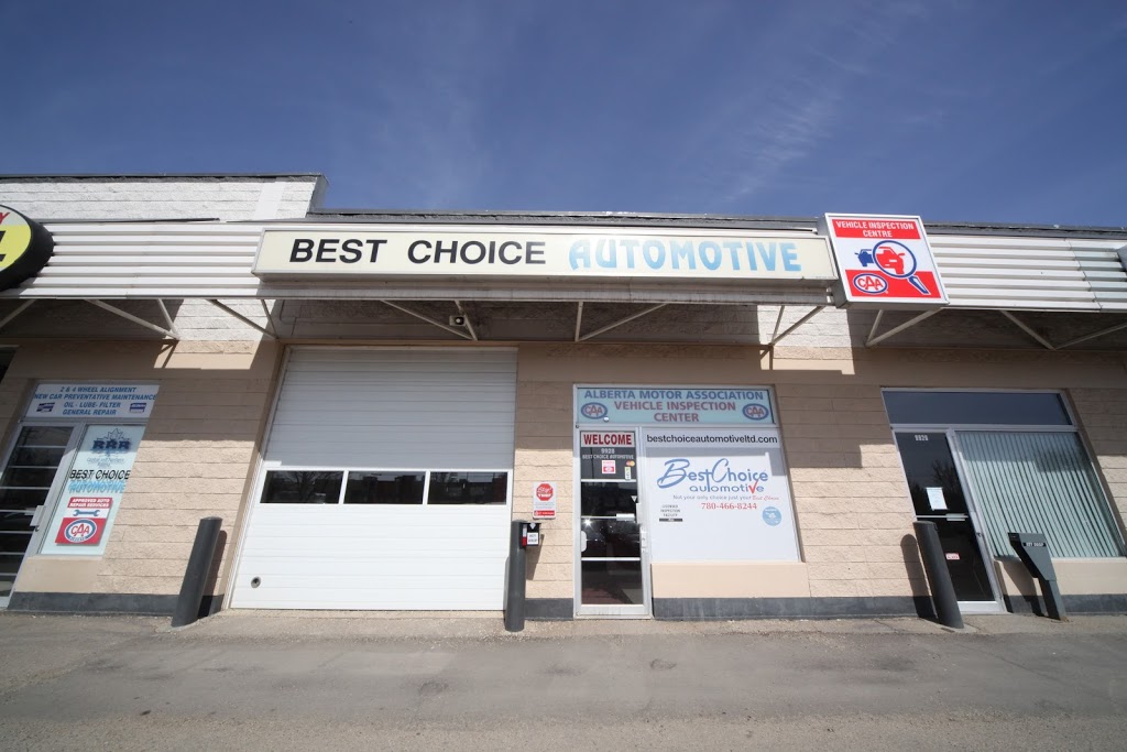 Best Choice Automotive | 9928 35 Ave NW, Edmonton, AB T6E 6B2, Canada | Phone: (780) 466-8244