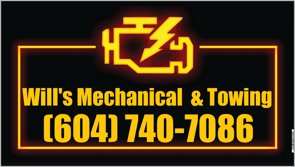 Wills Mechanical & Towing | 1380 Sunshine Coast Hwy, Gibsons, BC V0N 1V2, Canada | Phone: (604) 740-7086