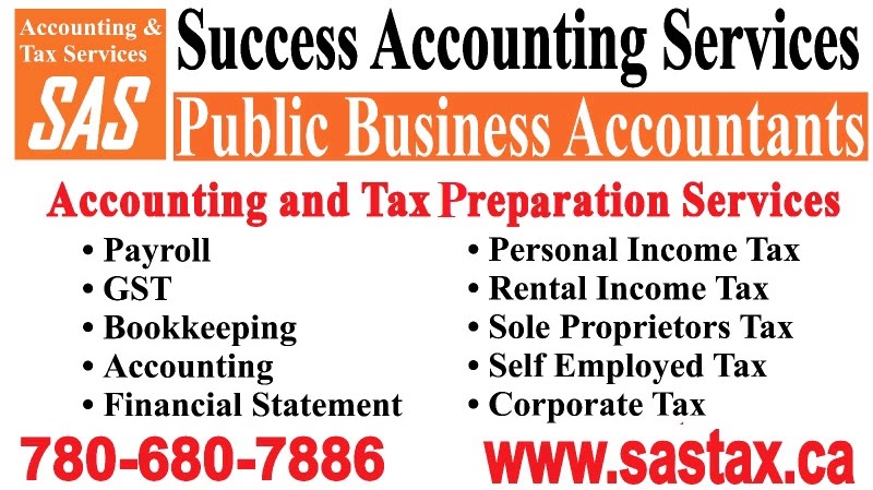 Success Accounting Services - Certified Public Accountant | 17507 91 St NW, Edmonton, AB T5Z 2M3, Canada | Phone: 780-680-7886