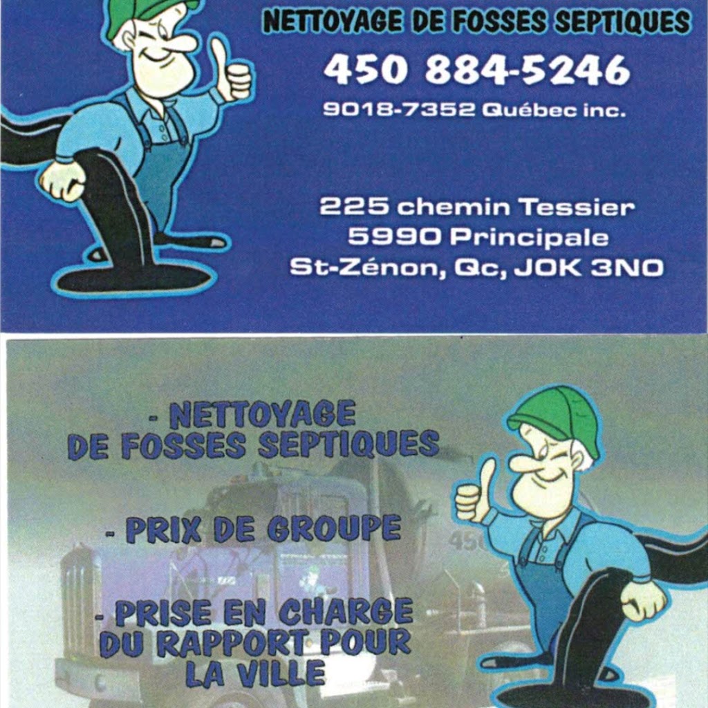 Germain Tessier fosses septiques | 225 Chem. Tessier, Saint-Zénon, QC J0K 3N0, Canada | Phone: (450) 884-5246