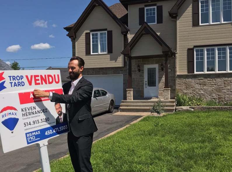 Keven Hernandez courtier immobilier RE/MAX DICI | 980 Bd des Seigneurs, Terrebonne, QC J6W 1V1, Canada | Phone: (514) 913-3250