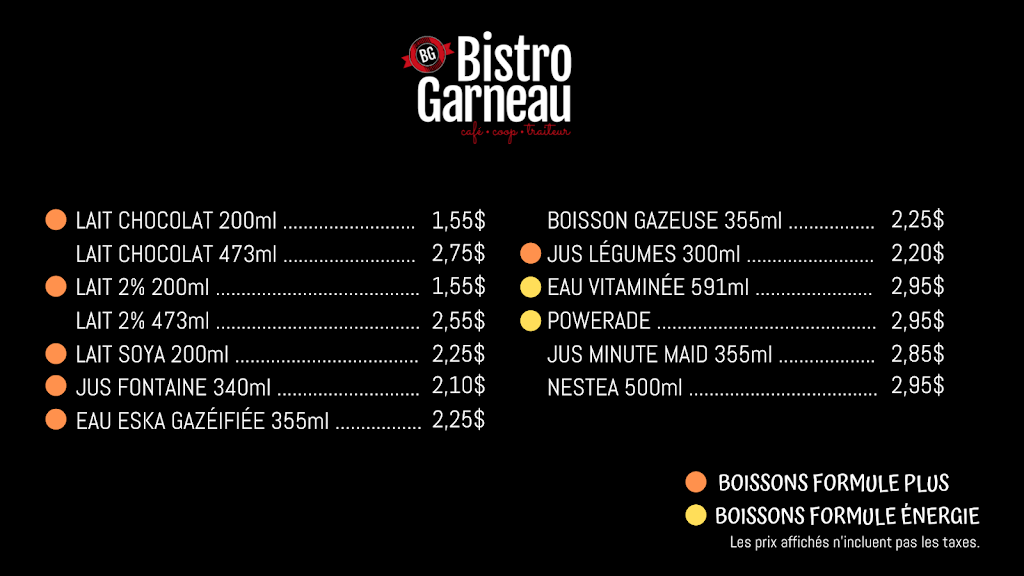 Bistro Garneau | 1660 Bd de lEntente, Québec, QC G1S 4S3, Canada | Phone: (418) 681-8134