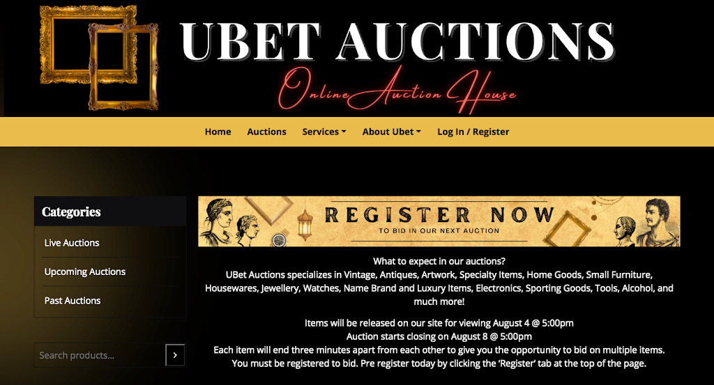 UBet Auctions | 4786 217a St, Langley, BC V3A 2N7, Canada | Phone: (604) 219-1236