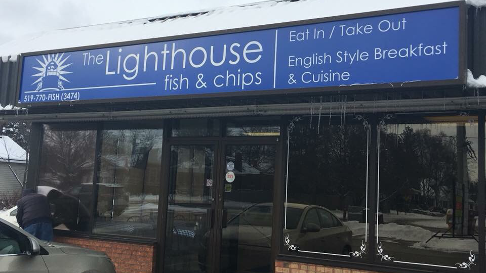 The Lighthouse Fish and Chips Brantford | 750 Colborne St, Brantford, ON N3S 3S1, Canada | Phone: (519) 770-3474