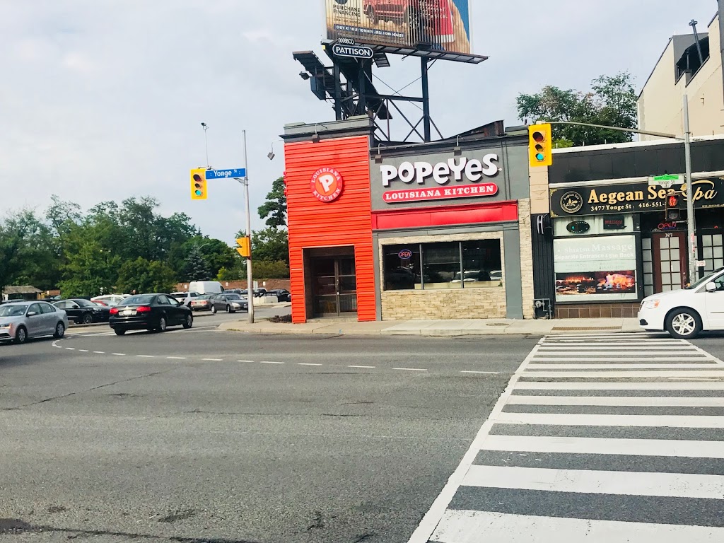 Popeyes Louisana Kitchen | 3479 Yonge St, North York, ON M4N 2N3, Canada | Phone: (647) 347-5444