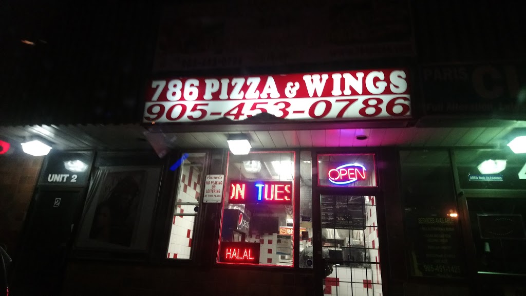 786 Pizza & Wings | 400 Queen St W, Brampton, ON L6X 1B3, Canada | Phone: (905) 453-0786