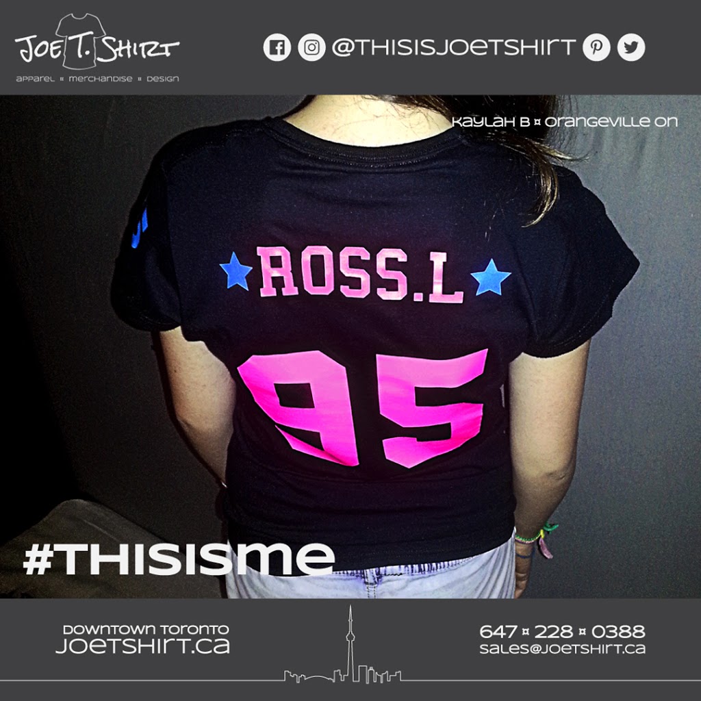 Joe T. Shirt | 565 Sherbourne St, Toronto, ON M4X 1W7, Canada | Phone: (647) 228-0388