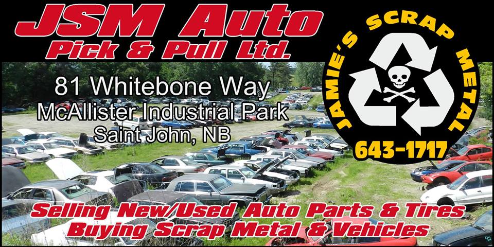 Jamies Scrap Metal/JSM Auto | 81 Whitebone Way, Saint John, NB E2J 4Y3, Canada | Phone: (506) 643-1717