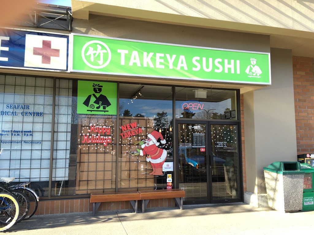 Takeya Sushi | 8671 No 1 Rd #17, Richmond, BC V7C 1V2, Canada | Phone: (604) 448-5587