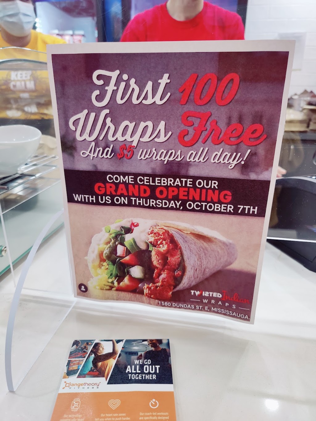 Twisted Indian Wraps, Creekside Crossing, Mississauga | 1560 Dundas St E Building C3, Unit 2, Mississauga, ON L4X 1L4, Canada | Phone: (905) 276-2829