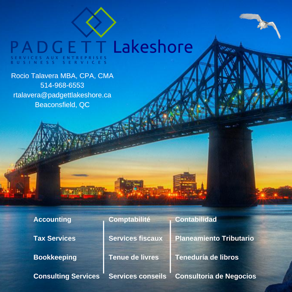 Padgett Lakeshore - Accounting Services | 306 Av Berkshire, Beaconsfield, QC H9W 1A5, Canada | Phone: (514) 968-6553