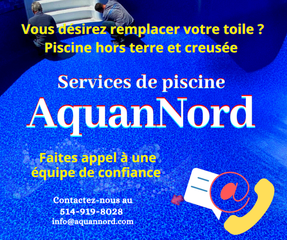 Services de Piscine AquanNord Inc. | 3405 Rue Edgar, Laval, QC H7P 2E4, Canada | Phone: (514) 919-8028