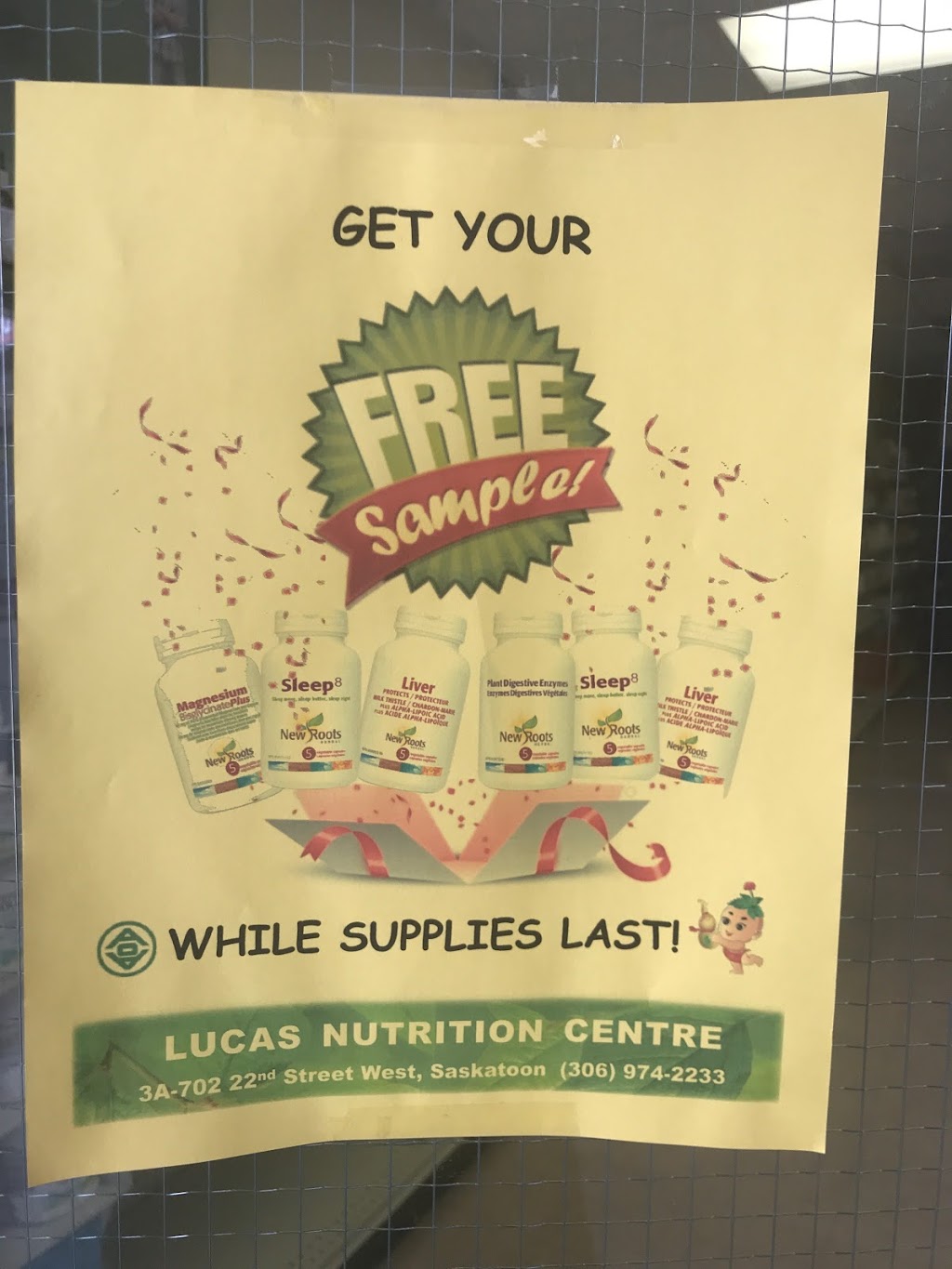 LUCAS NUTRITION CENTRE | Lucas Nutrition Centre, 702 22 St W #3A, Saskatoon, SK S7M 0R5, Canada | Phone: (306) 974-2233