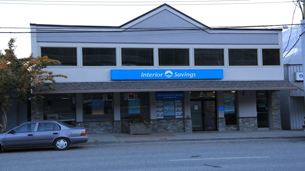 Interior Savings Credit Union | 674 Main St, Lillooet, BC V0K 1V0, Canada | Phone: (250) 256-4238