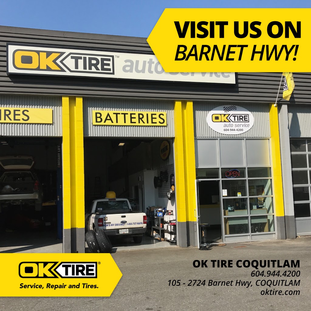 OK Tire | 2724 BC-7A #105, Coquitlam, BC V3B 1B8, Canada | Phone: (604) 944-4200