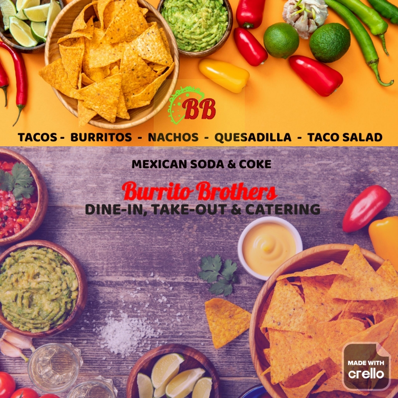 Burrito Brothers Inc | 38 Dalhousie St, Brantford, ON N3T 2J1, Canada | Phone: (519) 304-7228