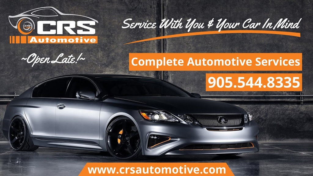 CRS Automotive | 999 King St E, Hamilton, ON L8M 1C6, Canada | Phone: (905) 544-8335