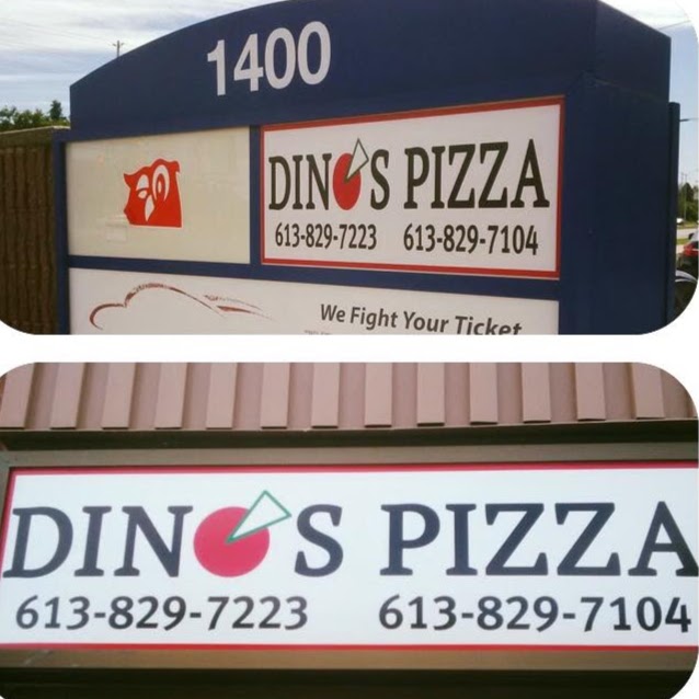 Dinos Pizza | 1398 Highgate Rd, Ottawa, ON K2C 2Y6, Canada | Phone: (613) 829-7223