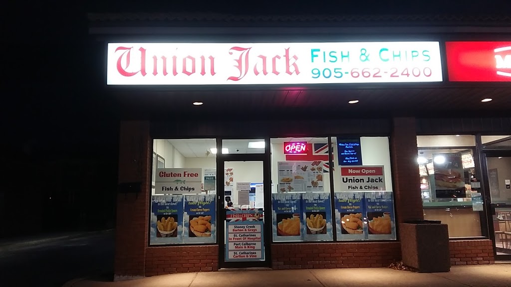 Union Jack Fish & Chips LTD Stoney Creek | 168 Barton St, Stoney Creek, ON L8E 4V6, Canada | Phone: (905) 662-2400