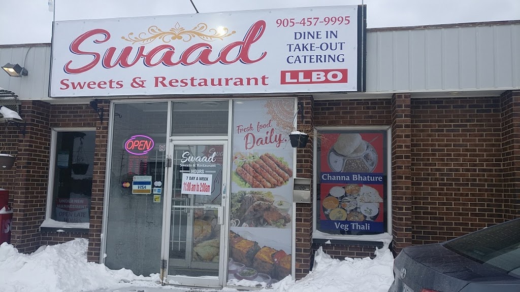 Swaad Sweets and Restaurant | 26 Bramsteele Rd Unit-3, Brampton, ON L6W 3J9, Canada | Phone: (905) 457-9995