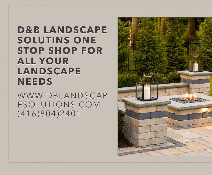 D&B landscape solutions inc | 8501 Bayview Ave #1002, Richmond Hill, ON L4B 3J7, Canada | Phone: (416) 804-2401