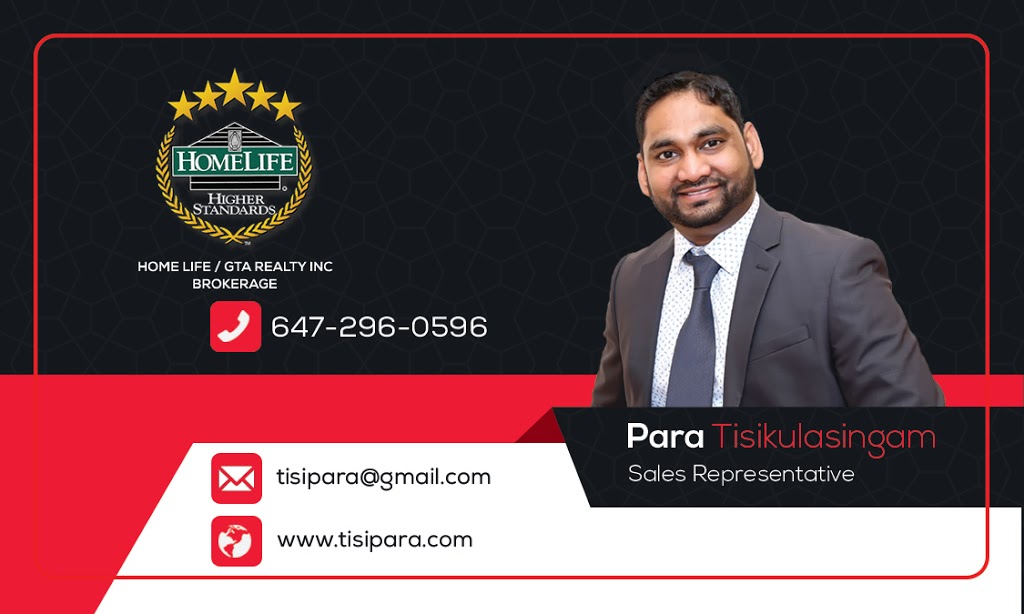 Tisi Paraparasingam Homelife/GTA Realty Inc | 5215 Finch Ave E Unit 203, Scarborough, ON M1S 0C2, Canada | Phone: (647) 296-0596