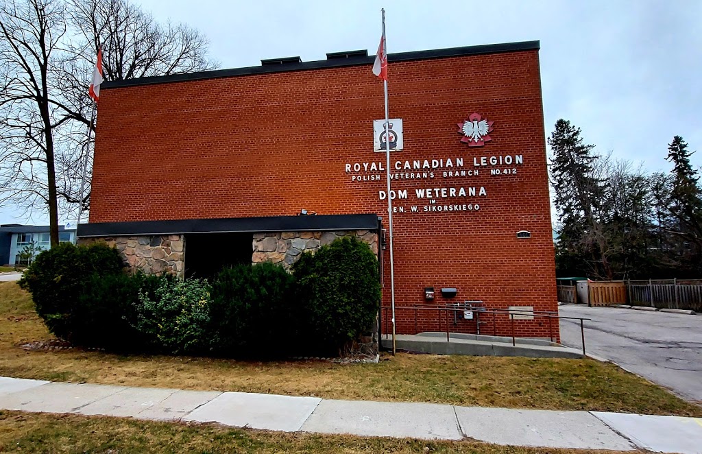 Royal Canadian Legion Branch 412 | 601 Wellington St N, Kitchener, ON N2H 5L6, Canada | Phone: (519) 742-7003