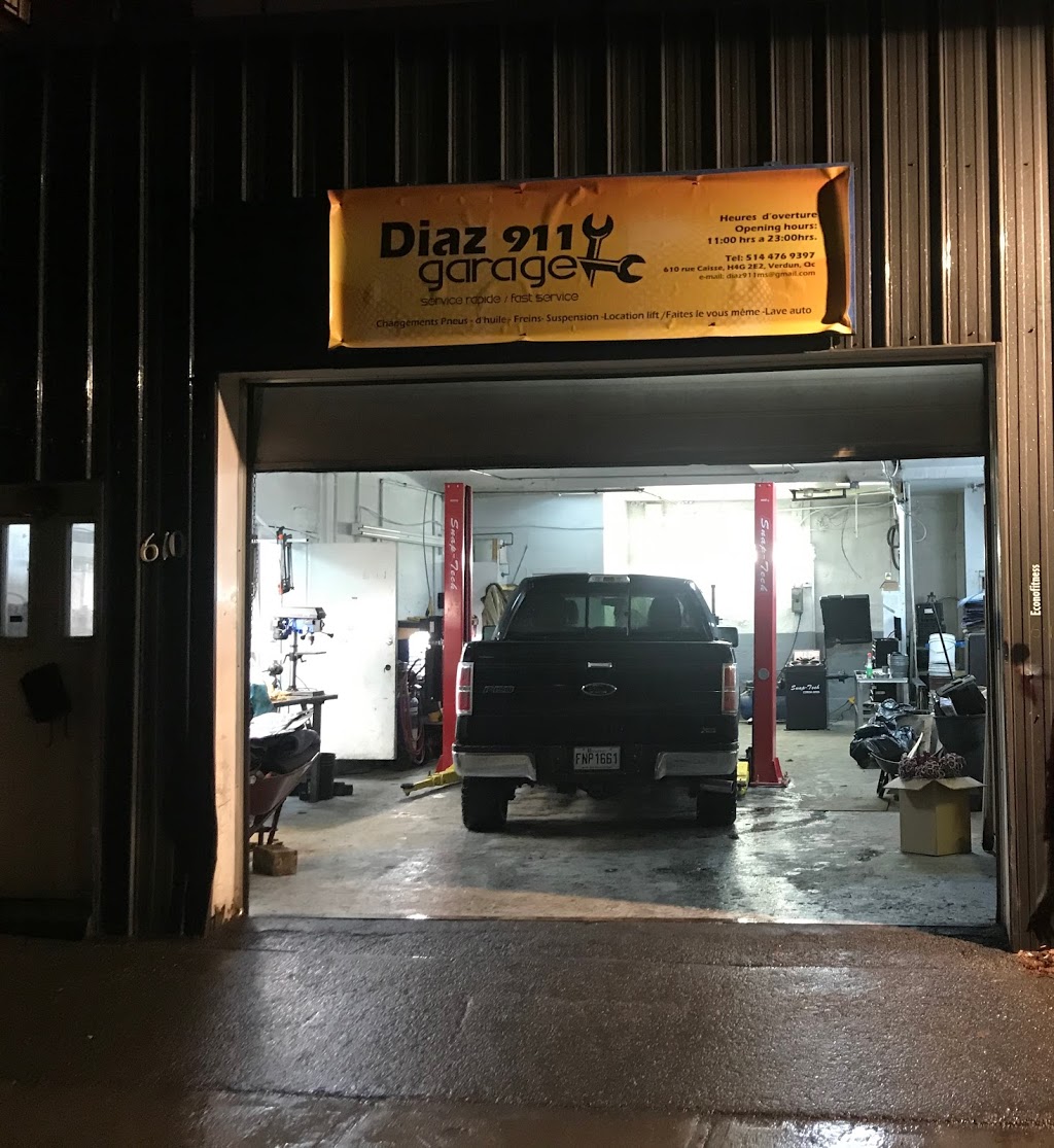 Diaz 911 Garage | 610 Rue Caisse, Verdun, QC H4G 2E2, Canada | Phone: (438) 239-5852