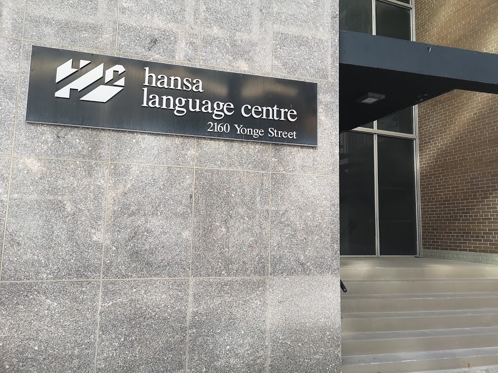 Hansa Language Centre - Yonge Campus | 2160 Yonge St, Toronto, ON M4S 2A8, Canada | Phone: (416) 485-1410