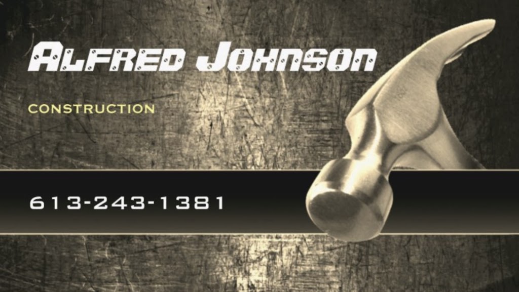 Alfred Johnson Construction | 428 Black Rd, Demorestville, ON K0K 1W0, Canada | Phone: (613) 243-1381