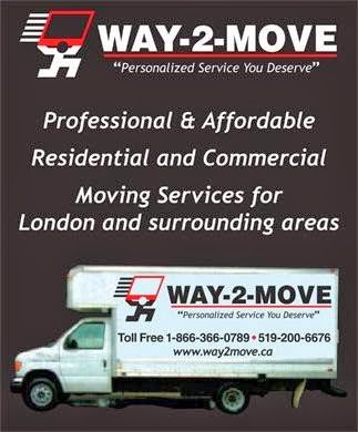 WAY2MOVE | 255 Wychwood Park, London, ON N6G 1S5, Canada | Phone: (226) 456-4914