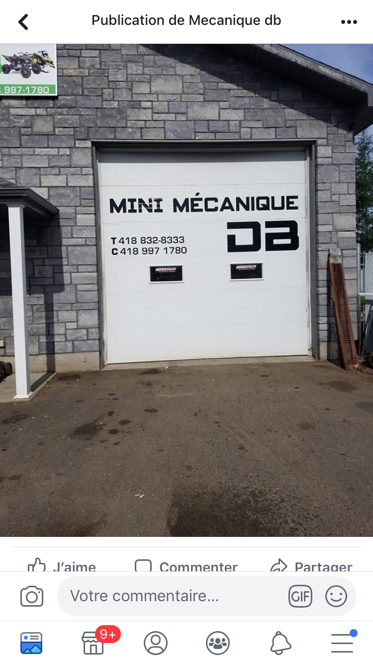 Mini Mecanique DB | 4025 Avenue Saint-Augustin, Lévis, QC G6Z 8J8, Canada | Phone: (418) 832-8333