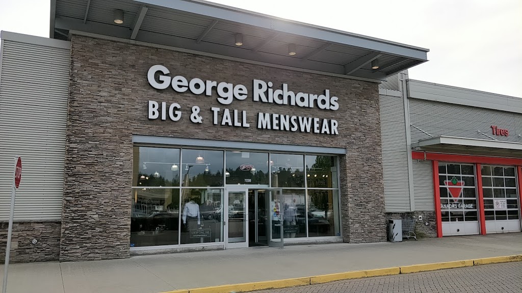 George Richards Big & Tall | 7230 Market Crossing Unit 12A, Burnaby, BC V5J 0A2, Canada | Phone: (604) 439-1670