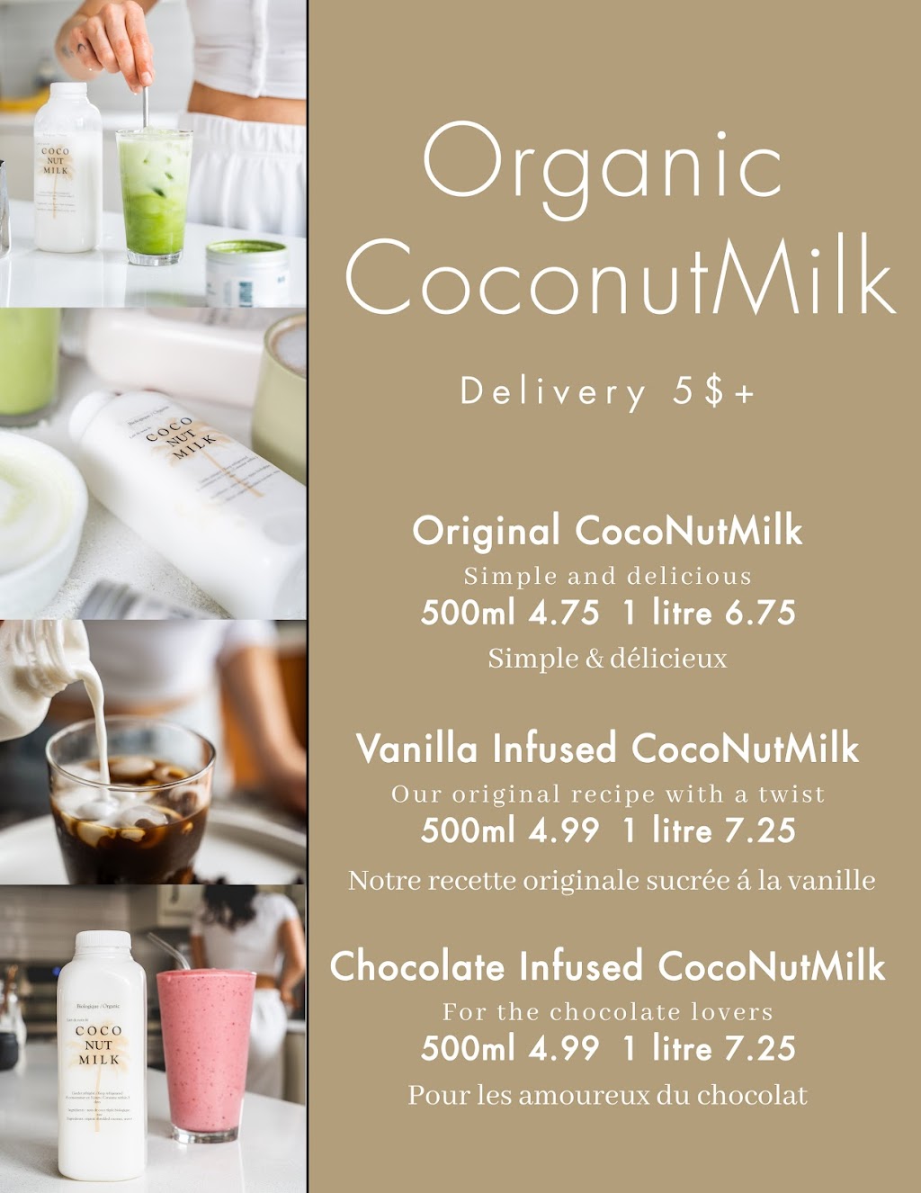 NutMylk | 10310 Boul Gouin O, Roxboro, QC H8Y 1S2, Canada | Phone: (438) 336-8910