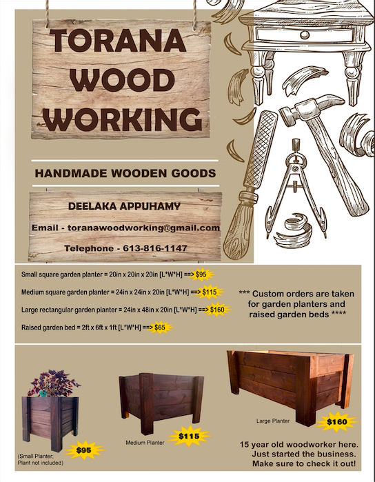 Torana Woodworking | 274 Enclave Walk, Navan, ON K1W 0J5, Canada | Phone: (613) 816-1147