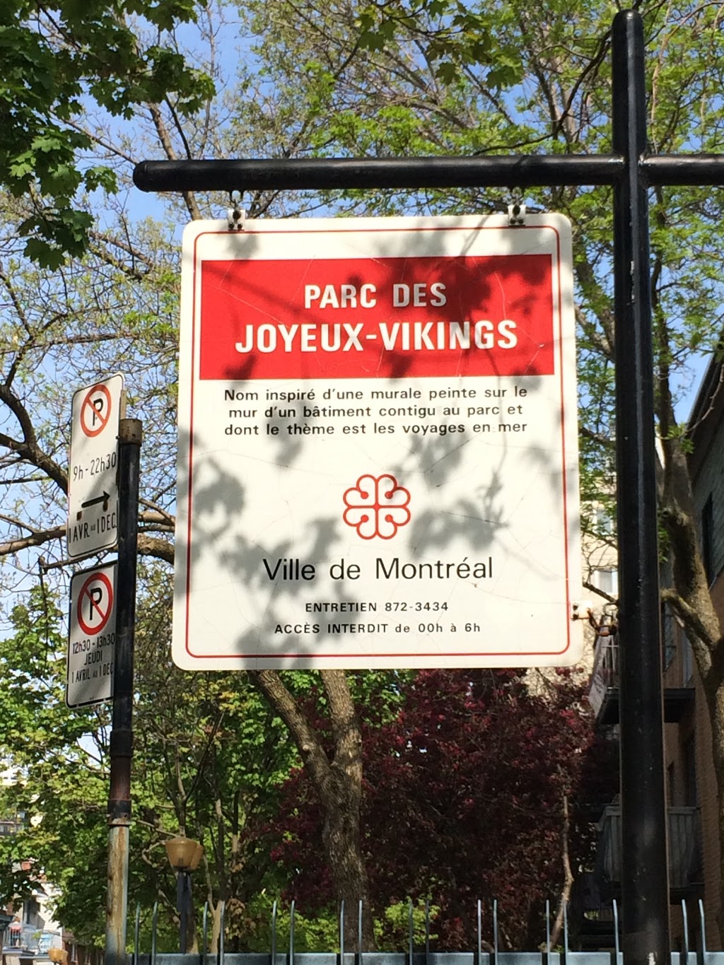 Parc des Joyeux-Vikings | Rue Beaudry, Montréal, QC H2L 3C4, Canada