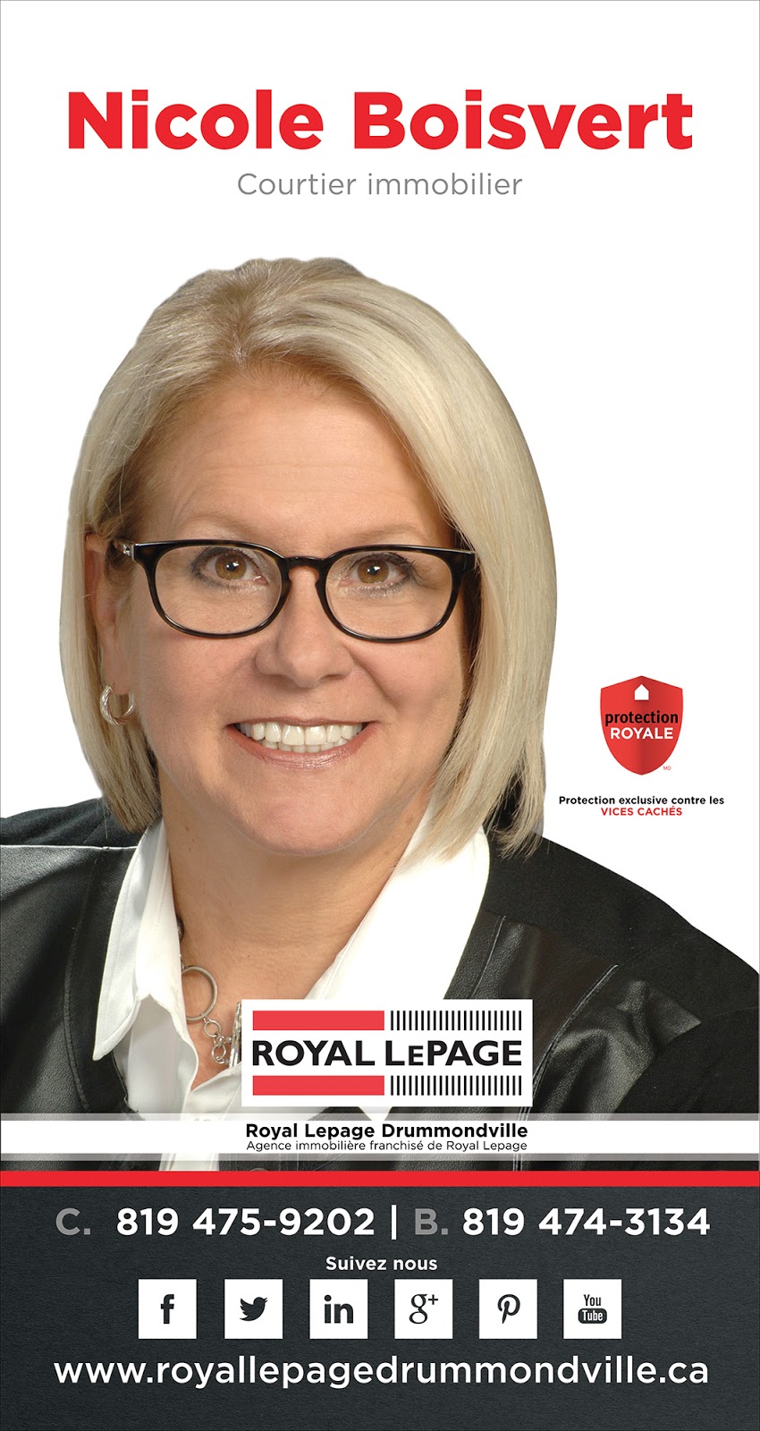 Royal Lepage Drummondville | 450 Rue Saint-Pierre, Drummondville, QC J2C 3W1, Canada | Phone: (819) 474-3134