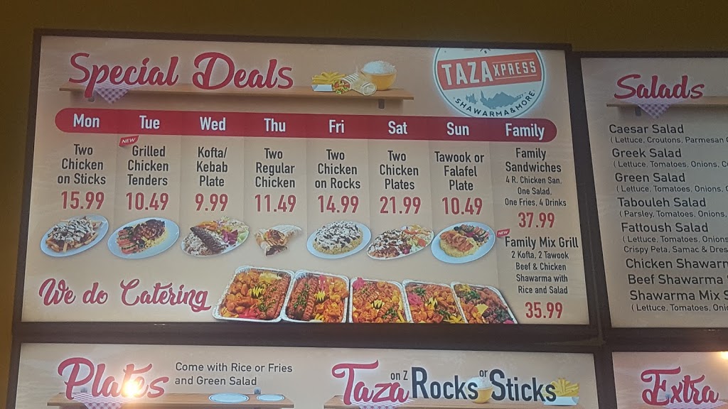 Taza Xpress Etobicoke | 225 The East Mall, Etobicoke, ON M9B 6J1, Canada | Phone: (416) 233-3517