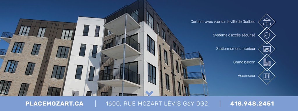 Place Mozart | 1600 Rue Mozart, Lévis, QC G6Y 0G2, Canada | Phone: (418) 520-5001