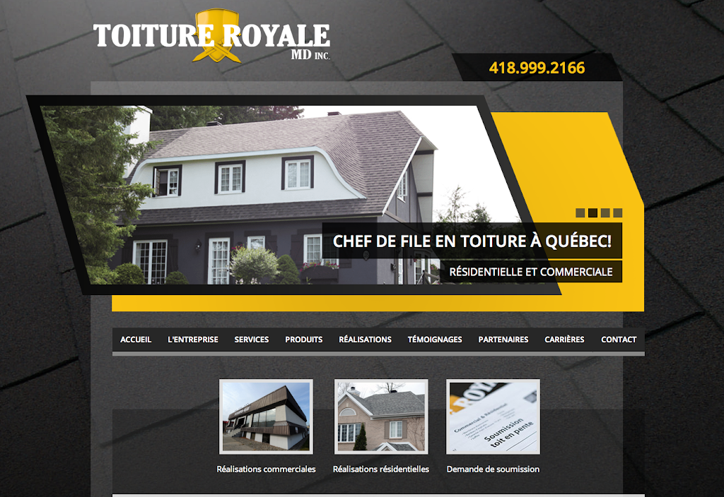 Toiture Royale MD | 7885 Boulevard des Gradins, Québec, QC G2K 1V2, Canada | Phone: (418) 999-2166