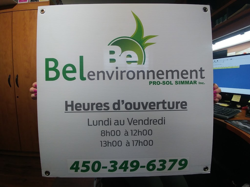 Bel environnement pro-sol simmar inc | 1265 Rue Pierre-Floquet, Saint-Jean-sur-Richelieu, QC J2W 1X3, Canada | Phone: (450) 349-6379