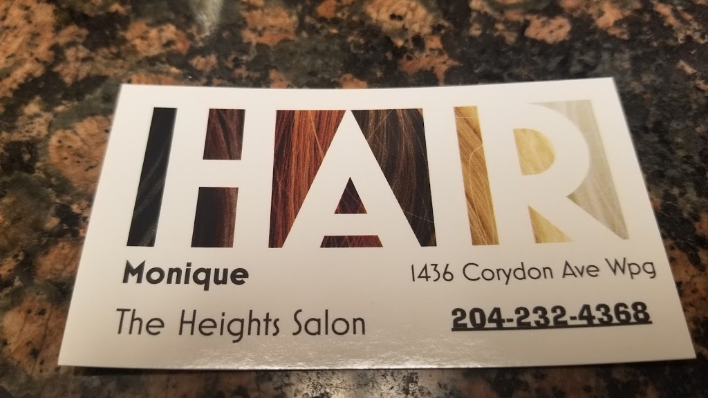 The Heights Salon | 1436 Corydon Ave, Winnipeg, MB R3N 0J3, Canada | Phone: (204) 957-0689