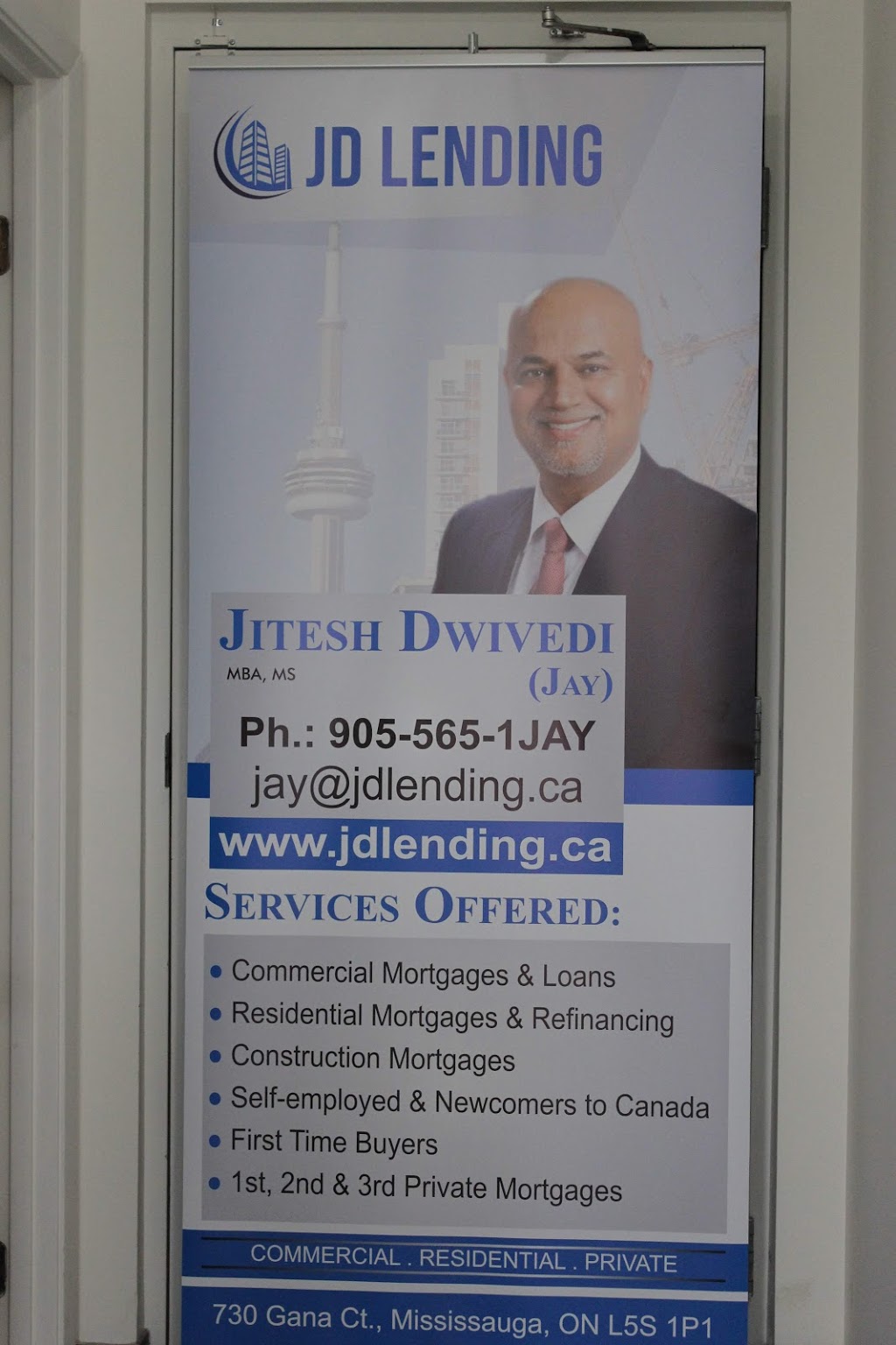 JD Lending | 730 Gana Ct, Mississauga, ON L5S 1P1, Canada | Phone: (905) 565-1529