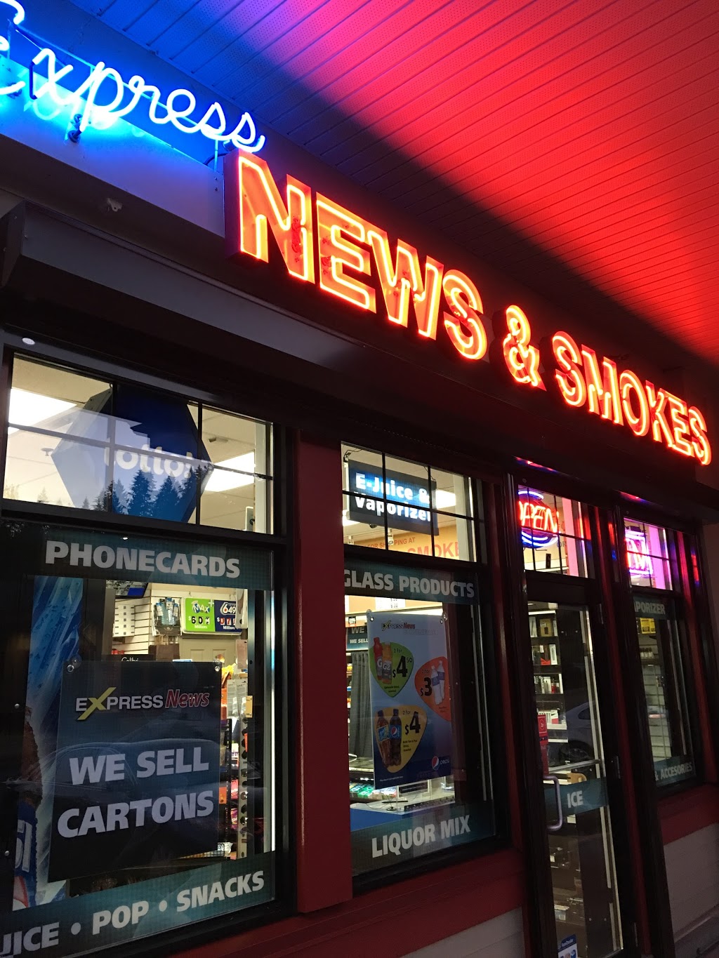 Express News & Smokes | 2662 Austin Ave, Coquitlam, BC V3K 6C4, Canada | Phone: (604) 931-6344