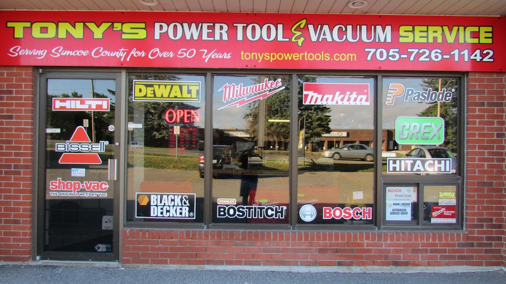 Tonys Power Tool and Vacuum Service | 59 Bell Farm Rd, Barrie, ON L4M 5G1, Canada | Phone: (705) 726-1142